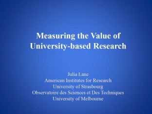 Measuring the Value of University-based Research